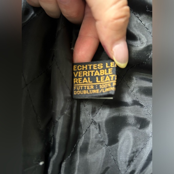 Real leather biker jacket - Picture 5 of 5